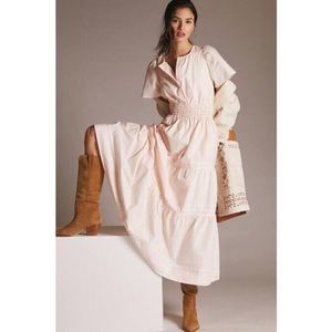 Anthropologie The Somerset Maxi Dress: Linen Edition